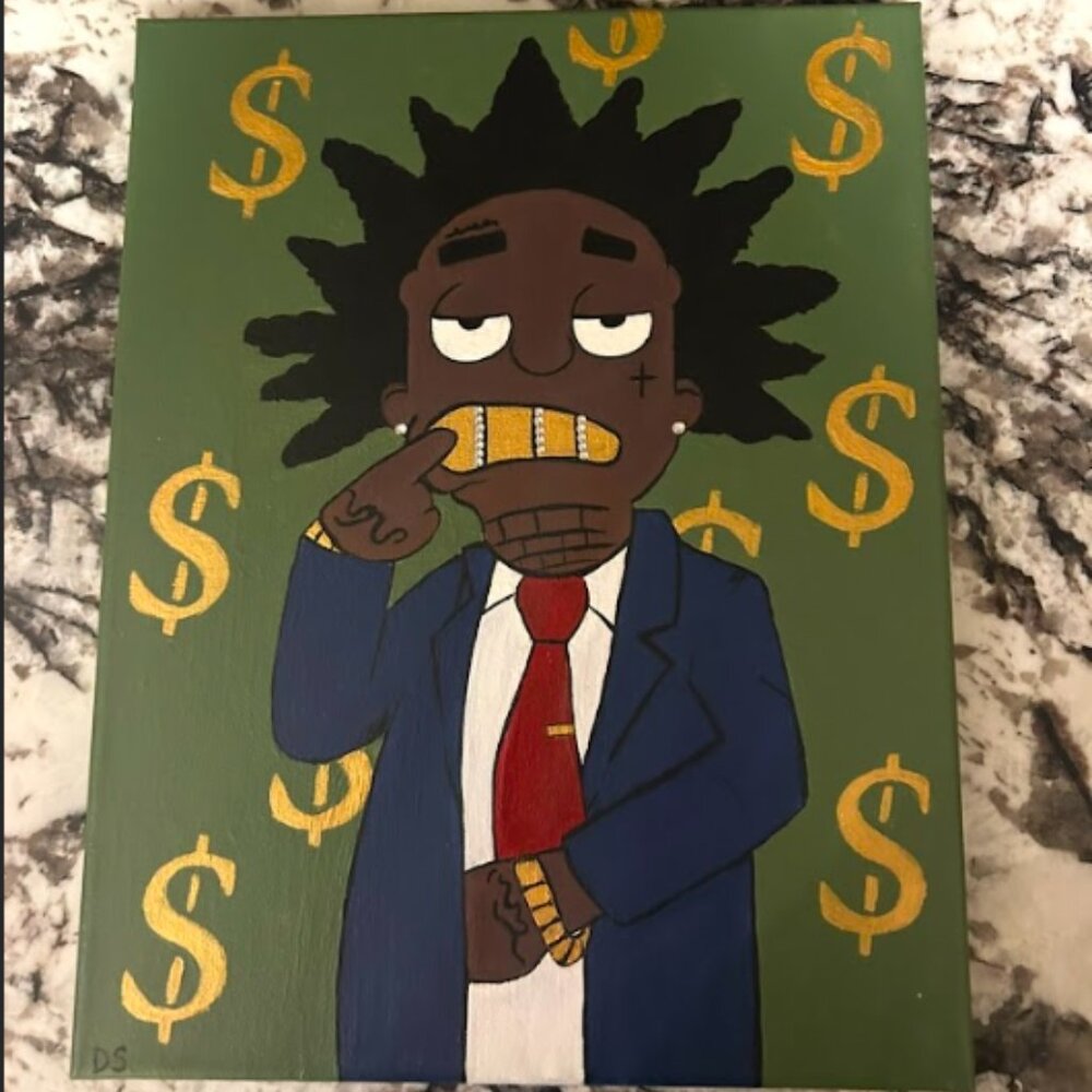 Kodak Black painting
